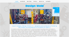 Desktop Screenshot of designweld.cz