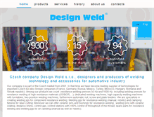 Tablet Screenshot of designweld.cz